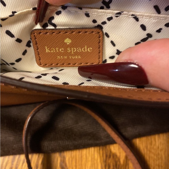 Kate Spade tan crossbody w/ dust bag - Picture 8 of 10